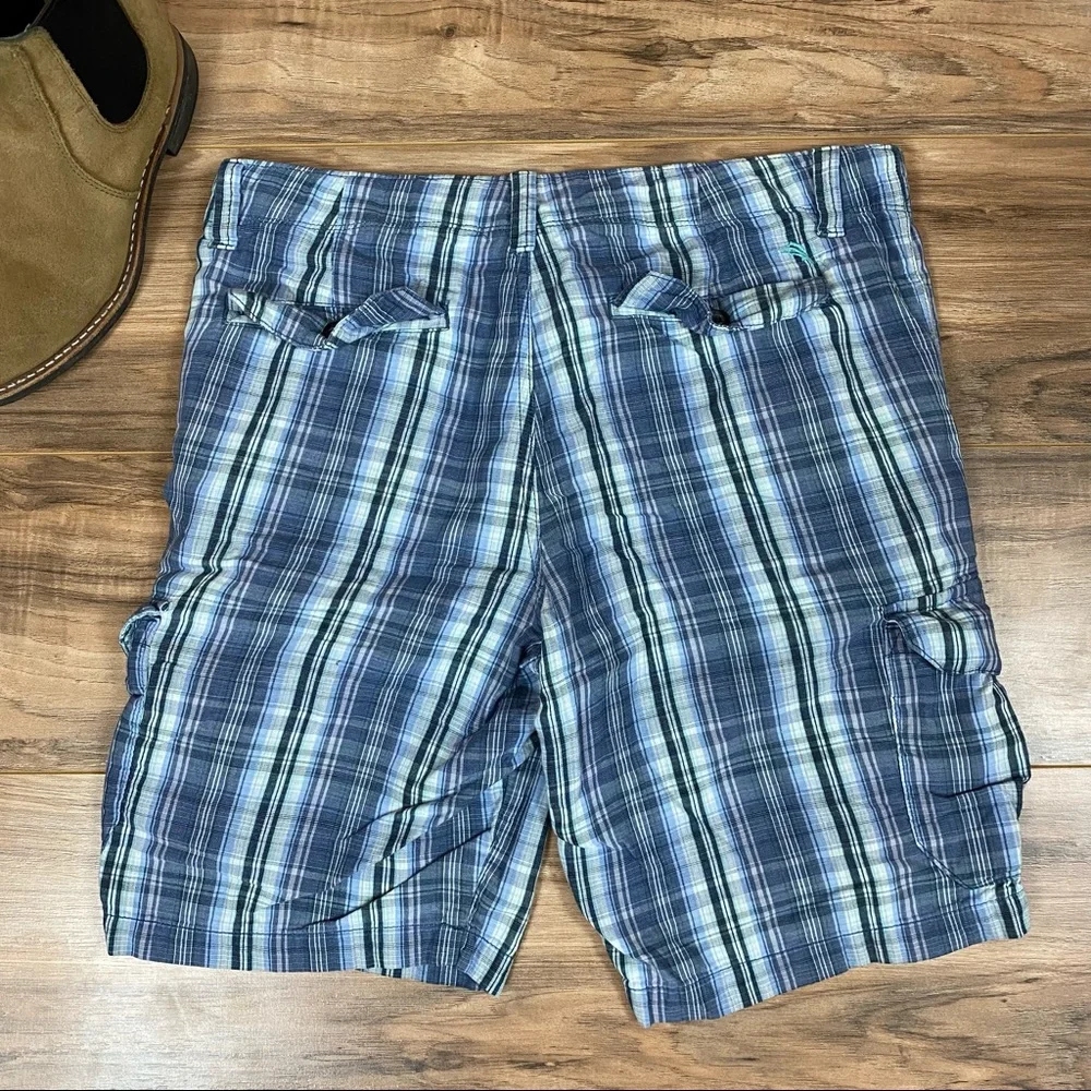 Tommy‎ Bahama Plaid Shorts (2 Pairs) Men's 33 Color Blue